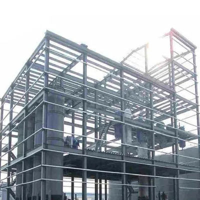 प्लास्टिक स्टील / एल्यूमीनियम खिड़कियों और दरवाजों के साथ वेल्डिंग एच सेक्शन स्टील स्ट्रक्चर औद्योगिक भवन