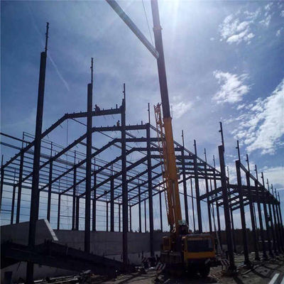 टिकाऊ पूर्व इंजीनियर स्टील संरचना निर्माण के लिए अनुकूलन योग्य सामान