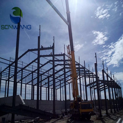 Q235 Q345 गोदाम भवनों के लिए कम कार्बन स्टील एच सेक्शन स्टील