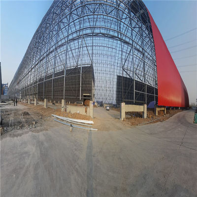 बड़ी परियोजनाओं के लिए क्लास ए फायरप्रूफ रेटिंग और 50 मिमी सैंडविच मोटाई के साथ 25 प्रतिशत रूफ पिच स्टील स्ट्रक्चर ट्रस