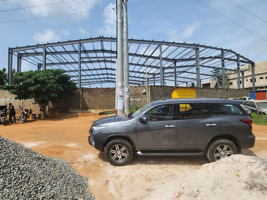 Q355B स्टील फ्रेम हाउस निर्माण, स्टील में पूर्वनिर्मित गोदाम भवन