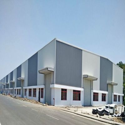 बड़ी निर्माण परियोजनाओं के लिए गर्म डुबकी गैल्वेनाइज्ड वेल्डेड एच स्टील मेटल फ्रेम बिल्डिंग