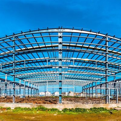 स्लाइडिंग डोर प्रीफैब वेयरहाउस बिल्डिंग सुरक्षित भंडारण विकल्प