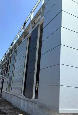 आधुनिक पूर्वनिर्मित हल्की इस्पात संरचना कार्यशाला खेत भवन गोदाम हॉल