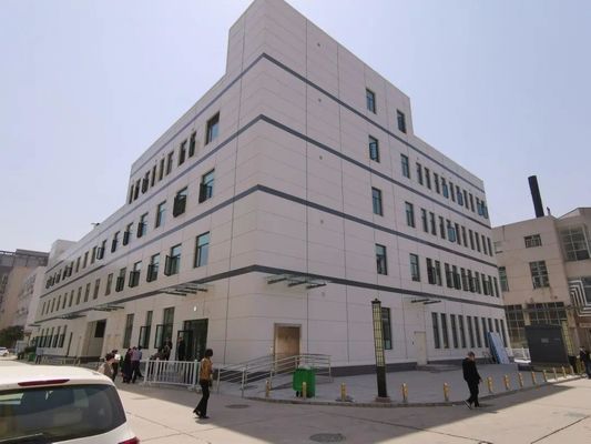 भंडारण संगठन के लिए औद्योगिक शैली स्टील वेयरहाउस शेड