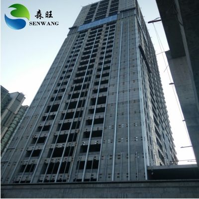 वेल्डिंग एच सेक्शन जस्ती इस्पात फ्रेम गोदाम भवन Q345B ग्रेड बड़े स्पैन