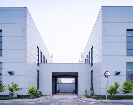 Prefabricated Steel Warehouse Portal Frame Q235 Q355 ग्रेड