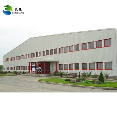 पूर्व निर्मित स्टील गोदाम पोर्टल फ्रेम Q235/Q355 स्टील