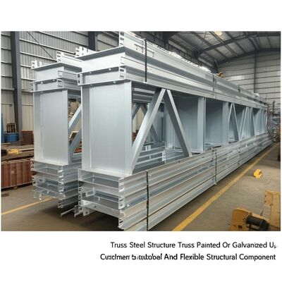 मौसम प्रतिरोधी स्टील संरचना ट्रस के साथ कक्षा एक अग्निरोधक रेटिंग और अनुकूलन योग्य ऊंचाई 6-50 मीटर