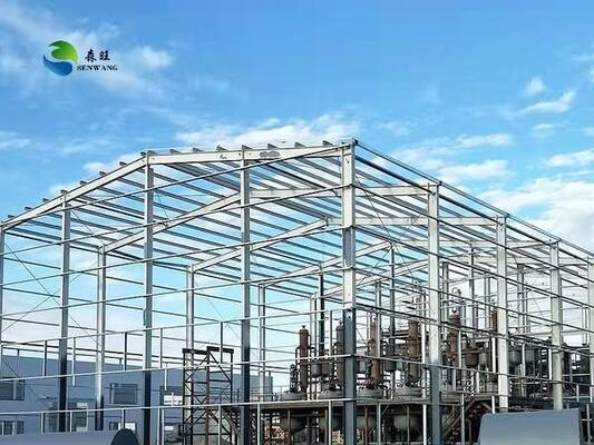 गर्म डुबकी जस्ती इस्पात उत्पादन कार्यशाला ग्राहकों की आवश्यकताओं के अनुरूप टिकाऊ इस्पात निर्माण वातावरण