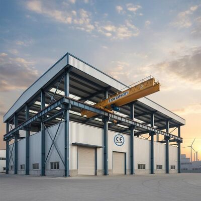 औद्योगिक अनुप्रयोगों के लिए बोल्ट कनेक्शन के साथ क्षरण प्रतिरोधी Q235 Q355B ग्रेड स्टील संरचना कार्यशाला